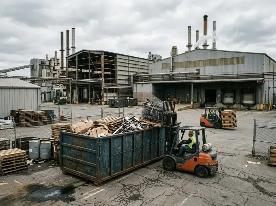 industrial-factory-scrap-conta-003 — frequently asked questions, Cheap Roll-off Dumpster Rentals in Wesleyville, PA
